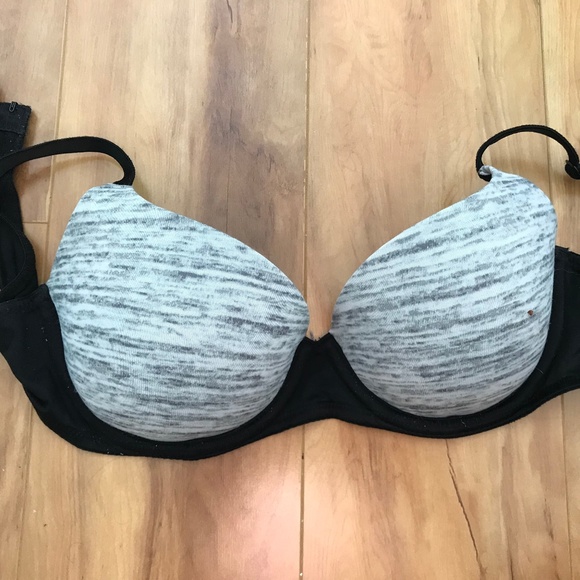 Light Grey Heathered / Black Wear Everywhere Bra - Picture 2 of 3